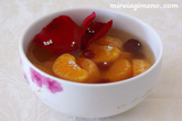 Mandarinas maceradas