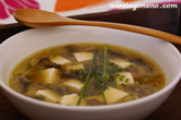 Sopa de miso tradicional