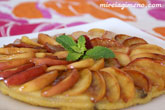 Tarta de manzana y polenta