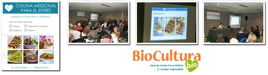 Charla Cocina Medicinal para el estrés, en BioCultura
