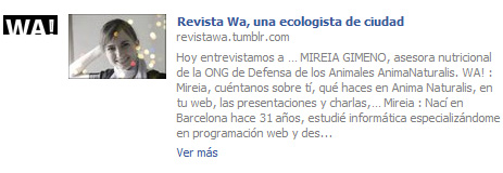Entrevista en la Revista WA!